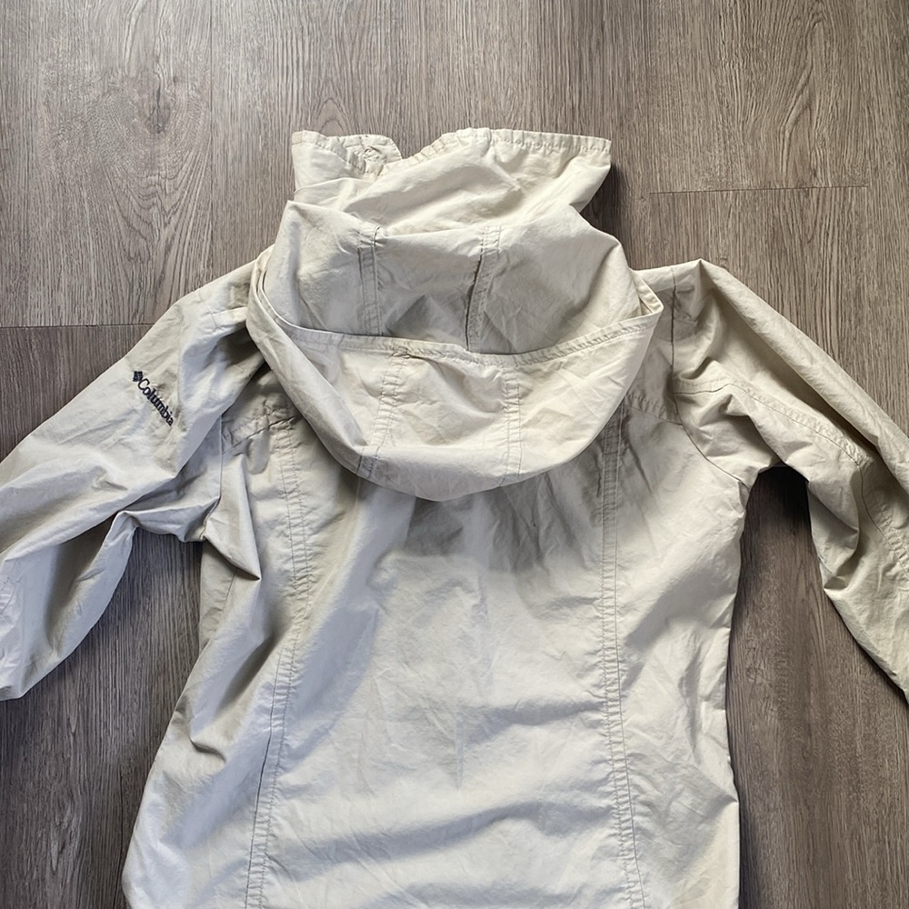 Columbia Cream Utility Jacket with Hood - Picture 4 of 5